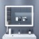 Mirror Uperwood Tanos, 80x80 cm, LED backlight, sensory switch, anti -recovery