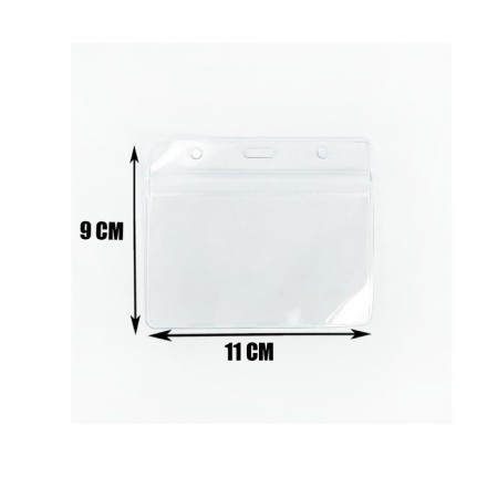 Badge-carman horizontal, external rr 110 x 90 mm, internal rr 105 x 60 mm, 25 mKR with a zip latch-1