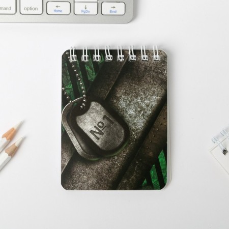 Set "For 100% Man": Notepad and Plastic Pen-2