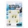 Mormyshka drop black, lime eyes + ball Granen yellow 1.1 g