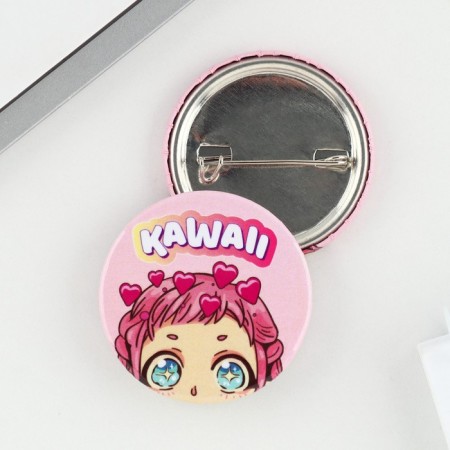 Значок закатной аниме «Каваи», d = 3,8 см-1