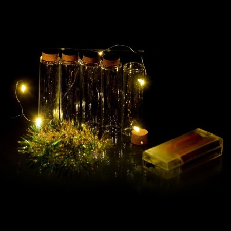 Set for experiments "New Year's garland", with tinsel, in a package-1