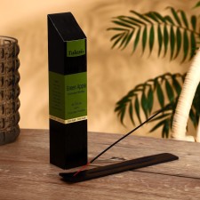Благовония "Tulasi" 40 аромапалочек с подставкой Green apple