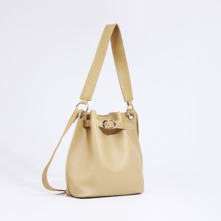 Cross-Bodi bag on a weight, beige color-2