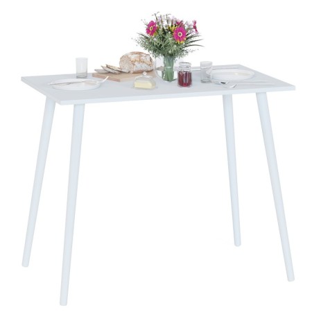 Dining table "C 6", 900 × 540 × 740 mm, white color