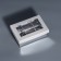 Box for 6 sweets silver glitter, 12 x 8.5 x 4 cm. Confectionery packaging