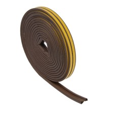 Rubber tundra seal, profile p, size 5.5x9 mm, brown, in packaging 10 m 379473