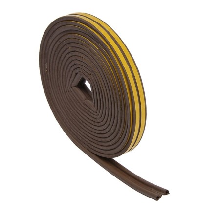 Rubber tundra seal, profile p, size 5.5x9 mm, brown, in packaging 10 m 379473