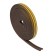 Rubber tundra seal, profile p, size 5.5x9 mm, brown, in packaging 10 m 379473