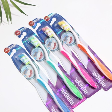 Rendall Exched toothbrush, average stiffness, mix, 1 pc.-3