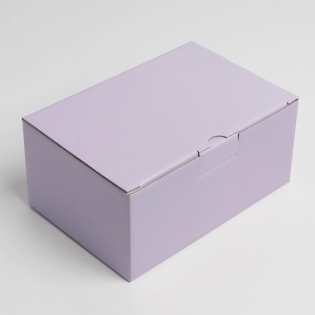 Gift folding box, packaging, "lavender", 30 x 23 x 12 cm