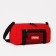 Sports bag with lightning, external pocket, red color