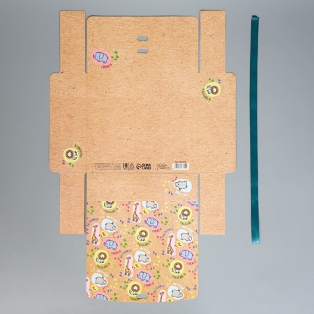 Gift folding box, packaging, "fun", 20 x 18 x 5 cm-5