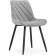Stol on a metal frame Baoine used metal/velor, black/gray 50x55x83 cm