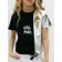 T -shirt Children's Amarobaby Gloss, height 146 cm, black color/silver