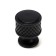 Cappio PK104, D = 25 mm, plastic, black color, 8 pcs.