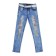 Jeans for girls, height 128 cm