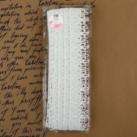 Hypure lace, 35 mm × 9 ± 0.5 m, white color-2