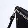 Janelli Cross-Boda Bag on a zipper, external pocket, black color