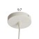 Lamp Bayerlux "Deer" 1khe27 40W White-gold 13x13x100 cm