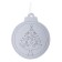 Christmas tree decoration for painting "spruce" 4 pcs., Brush