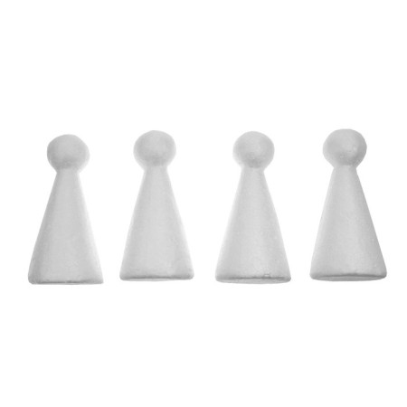 The basis for creativity and decoration "cap", set of 4 pcs., Size 1 pc. - 13 × 6 × 6 cm-1
