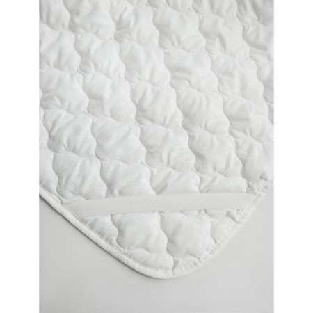 Substerennoper Stygannaya, size 120x200 cm, with elastic bands in the corners, white color-4