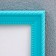 Photo frame plastic L-1 15x21 cm turquoise (plastic screen)