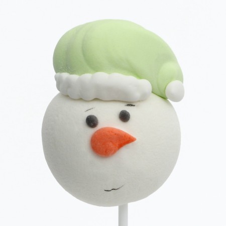 Marshamallow on the stick "Snowman" head-4