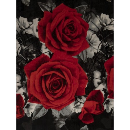 Texrepublic blanket, size 150x200 cm, black color-7