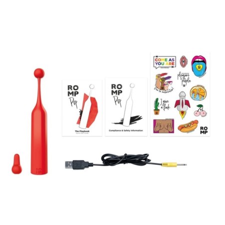 Romp POP Clital Stimulator Red-4