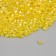 Beads for creativity Plastic "Rhombus Crystal Holography" Yellow "set 20 grams 0.4x0.4 cm