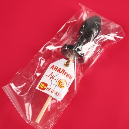 Lolling "Analgin" on a stick, taste: Kola, 35 g. (18+)-3