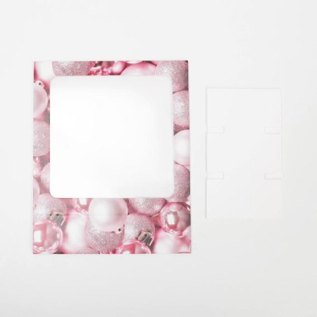 Box for 9 sweets with “cozy moments” cells 14.5 x 14.5 x 3.5 cm, New Year-6