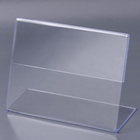 Holders for price tags, set 10 pieces, 8 x 6 cm, plexiglass