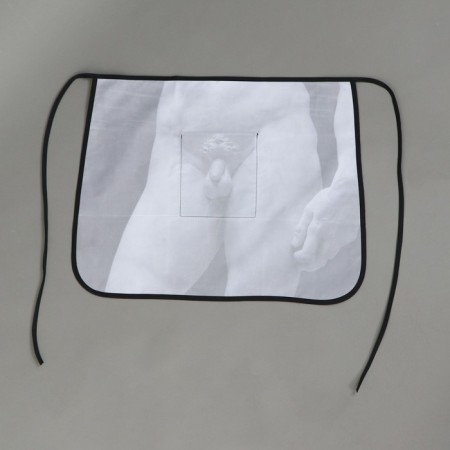 Apron kitchen "David", with a pocket-6