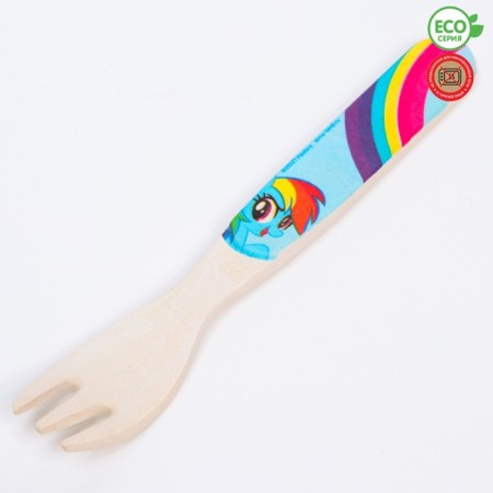 Baby fork, bamboo "Spark", My Little Pony-2