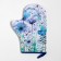 Kitchen "Blue Flowers" mittens-seizure 20x28cm, 19x19cm tack, 100% HL