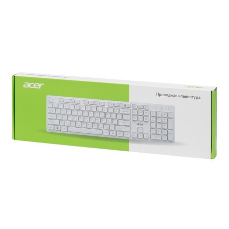 Keyboard Acer OKW123 White USB (zl.kbdee.00d)-9