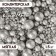 Sprinking confectionery with soft center "Shine", silver, 1.5 kg