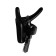 Furniture hook Cappio yak, two -rod, black color, 3 pcs.