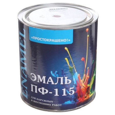 Enamel PF-115 is brown brown 2.7 kg