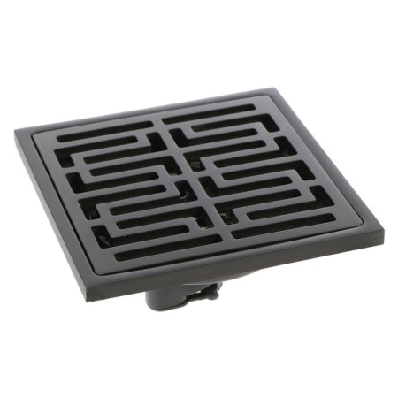 Zein gap, 100x100 mm, vertical, d = 32 mm, stainless steel, gray
