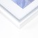 Photo frame plastic "Rainbow" 15x21 cm, matte silver