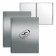 Folder 30 inserts on spirals, A4, 600 μm, Erichkrause "Ice Metallic Ideas", texture "Sand", gray, mix