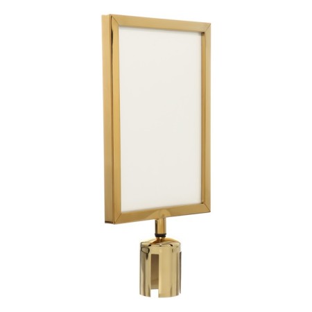 Information frame A4, 22 x 32 cm, d = 6.5 cm, vertical, gold-1
