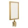 Information frame A4, 22 x 32 cm, d = 6.5 cm, vertical, gold