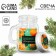 New Year's candle in a jar with a handle "Citrusian mood", tangerine