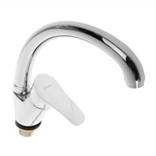 Accoona A4061 kitchen mixer, single -leaf, silumin, chrome