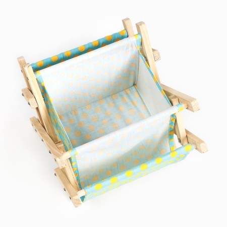 Newspaper-stand for books and magazines "Politics", 30 × 20 × 30 cm, green-3